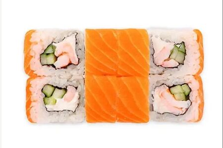 Ролл филадельфия лайт с креветкой 8 шт