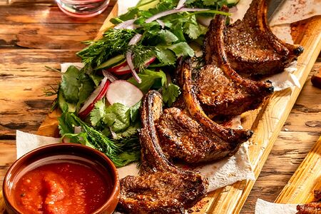 Корейка барашка в аджике