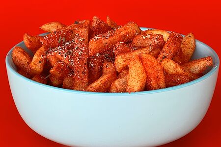 Картофель фри в специях