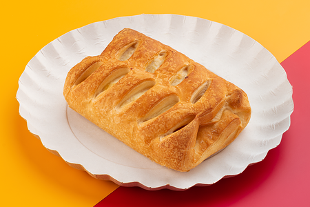 Слойка с ветчиной и сыром