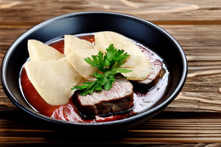 Хинкал тонкий с сушеным мясом