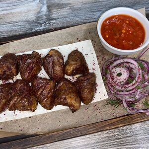 Шашлык из сердца индейки