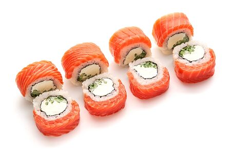 Филадельфия с копченым лососем