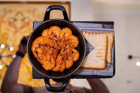 Креветки в соусе том ям