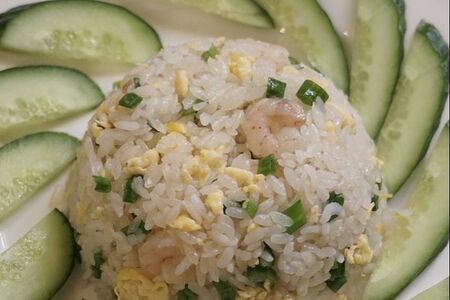 Рис с креветками