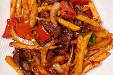 Фри с говяжьим мясом