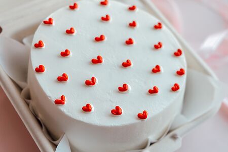 Бенто-торт Сердечки