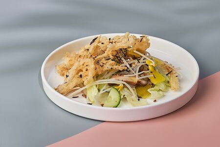 Овощной с ореховым соусом