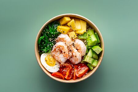 Поке с креветкой