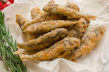 Барабулька, жаренная во фритюре