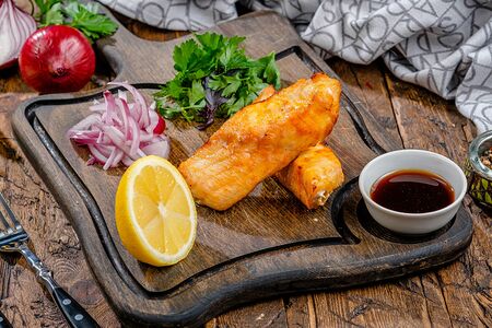 Шашлык из осетрины