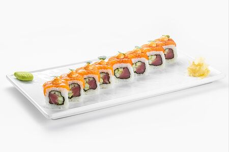 Филадельфия с лососем и тунцом