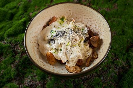 Грибы с пармезаном