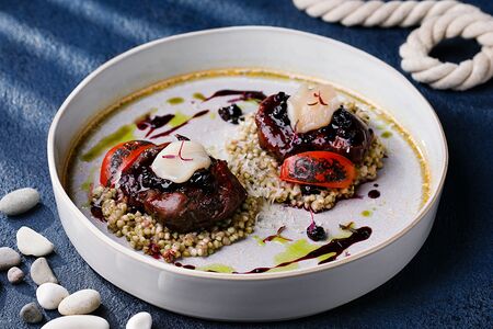 Медальоны из марала и гребешка