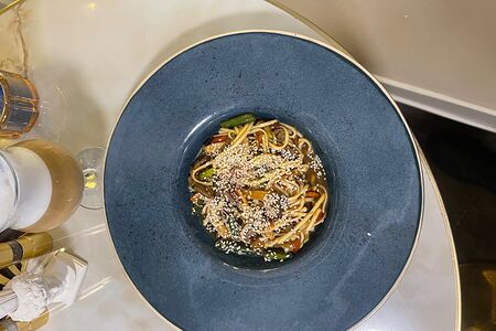 Удон с телятиной