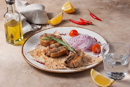 Шашлык из свиных ребрышек