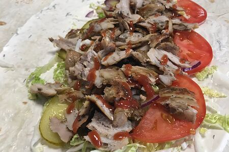 Традиционная шаверма с курицей Мексикана