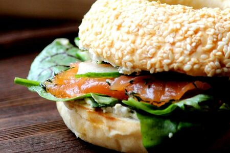 Бейгл с Лососем Cold