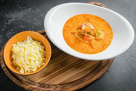 Том Ям с креветками