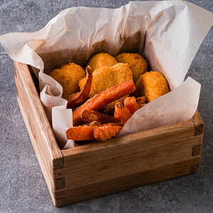 Куриные наггетсы с бататом