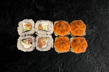 Запеченный с лососем