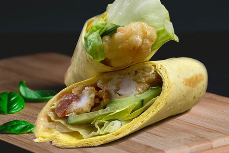 Тортилья с креветкой