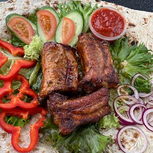 Шашлык из свиных ребер