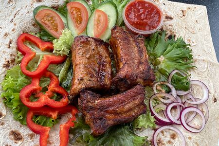 Шашлык из свиных ребер