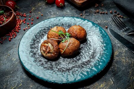 Шампиньоны на углях