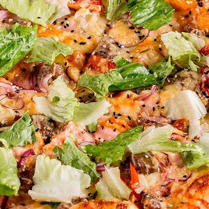 Гранд Биф-пицца на пышном тесте