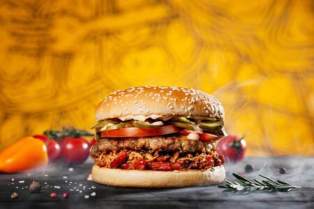 Бургер Двойной бекон