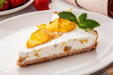 Яблочно-творожный тарт