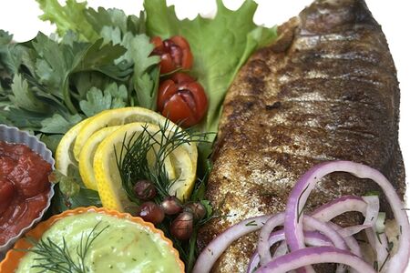 Форель на углях