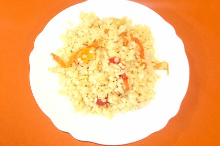 Булгур с болгарским перцем