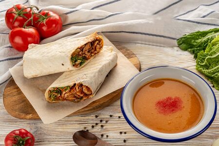 Комбо Донер куриный в лаваше