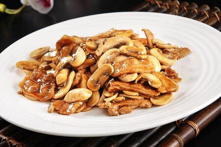 Курица с шампиньонами №412