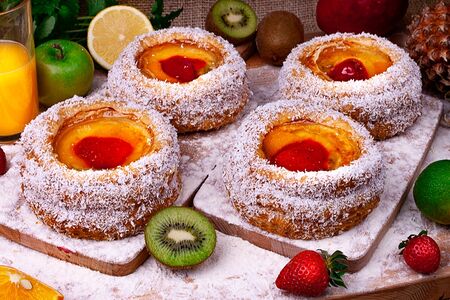 Слойка с фруктами