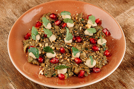 Дип из печёных баклажанов