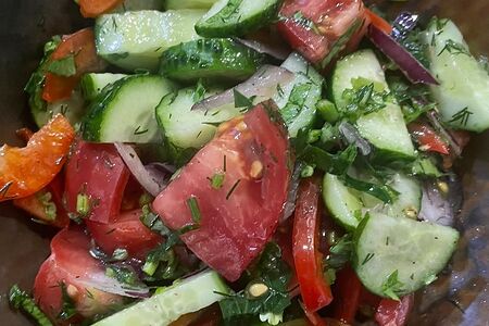 Салат из свежих овощей