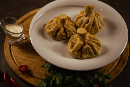 Хинкали жареные