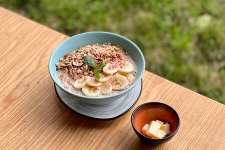 Каша овсяная на кокосовом молоке