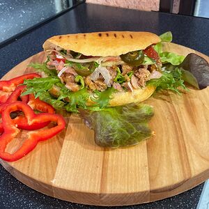 Восток-бургер с бараниной