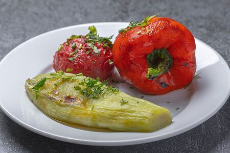 Овощи на углях