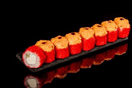 Запечённый с лососем