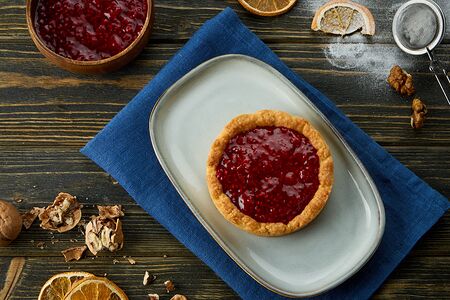 Пирожное Малина с творогом