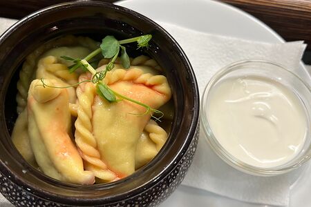 Вареники с вишней и корицей