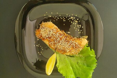 Форель в соево-медовом маринаде