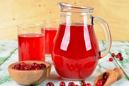 Морс из клюквы