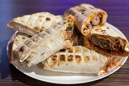 Шаурма с люля-кебаб