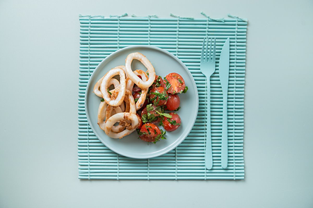 Кальмар на гриле